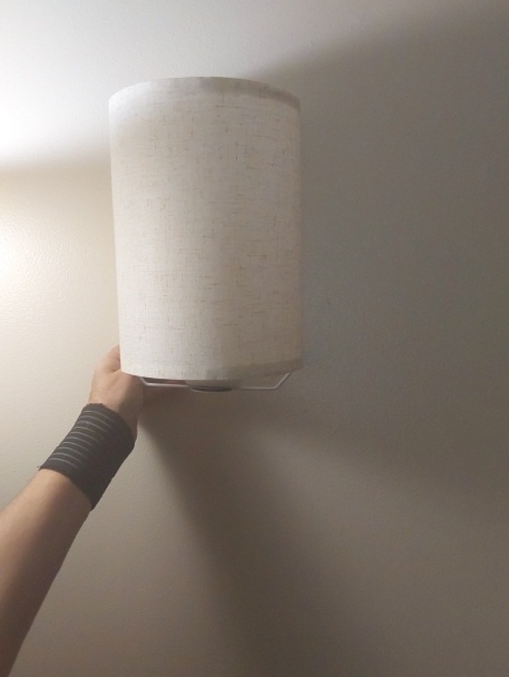 Neutral White Fabric Wall Sconce Shade Set Of 2